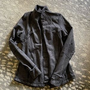 Ladies Lululemon jacket. Grey tweed color